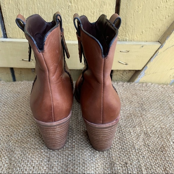 Bass Womens Boots Sophia Leather Ankle Booties - Picture 3 of 6